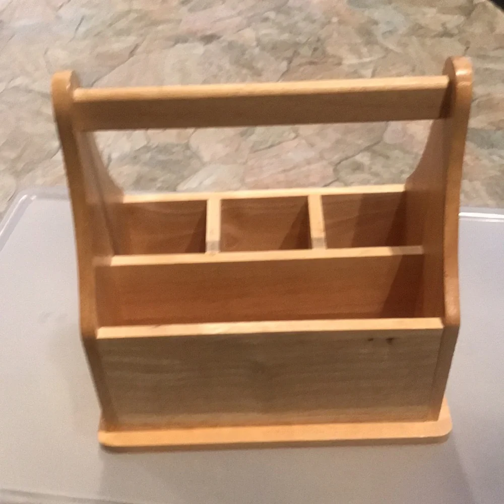 Wooden Utensil Holder